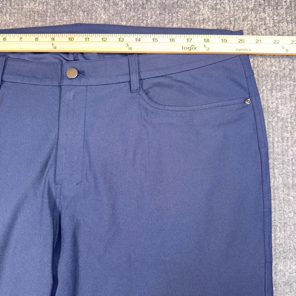 Lululemon Commission Pant Slim Navy Blue Technical Chino 40X29